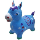 Childrens Animal Space Hoppers Inflatable Jumping Horse Ride Eco Friendly